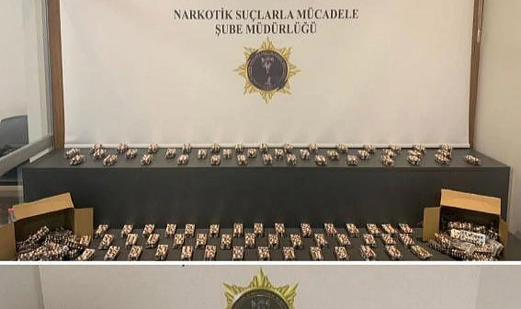 Kargo paketinde uyuşturucu çıktı