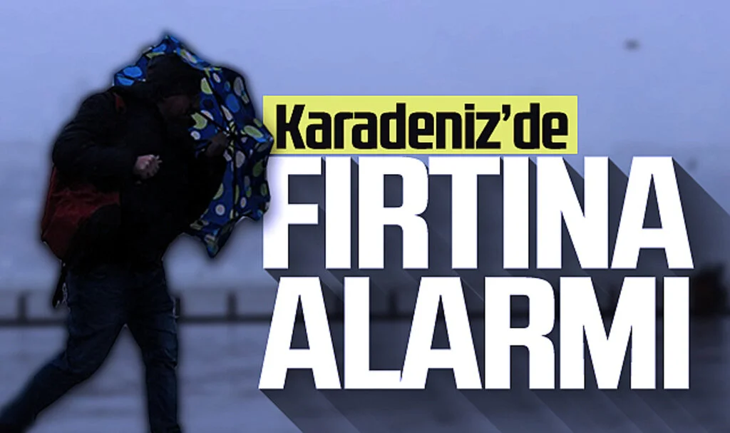 Meteoroloji Uyardı: Karadeniz'de Şiddetli Fırtına Bekleniyor