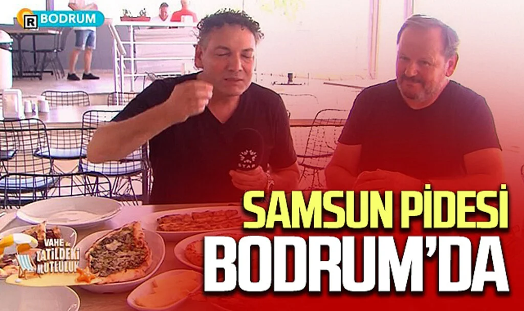 Nuri Usta, Bodrum'da Samsun pidesini anlattı