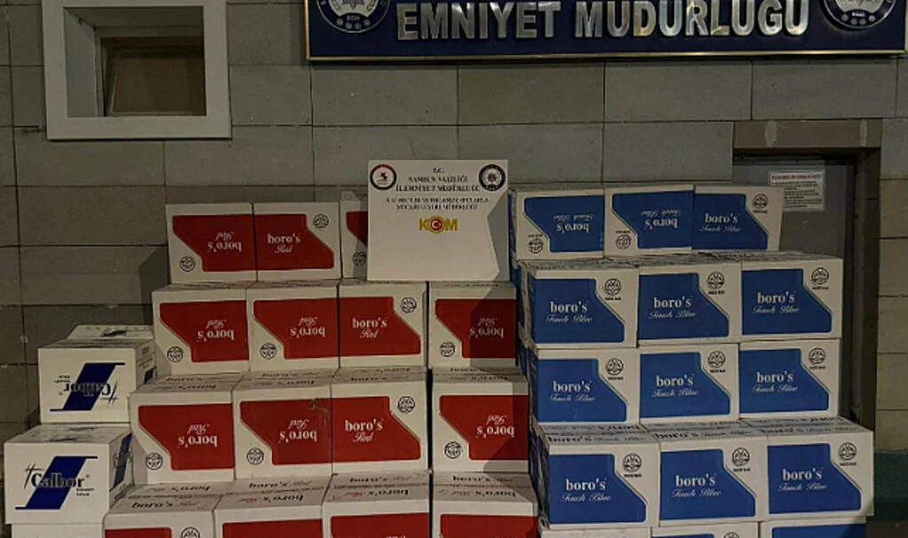 Samsun'da 1 Milyon 80 Bin Makaron Ele Geçirildi