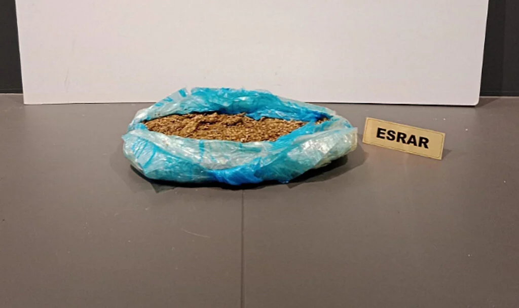 Samsun'da 665 gram esrar ele geçirildi