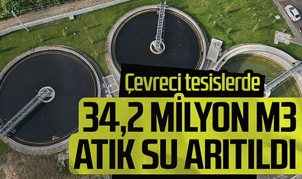 Samsun'da bulunan çevreci tesislerde 34,2 milyon m3 atık su arıtıldı