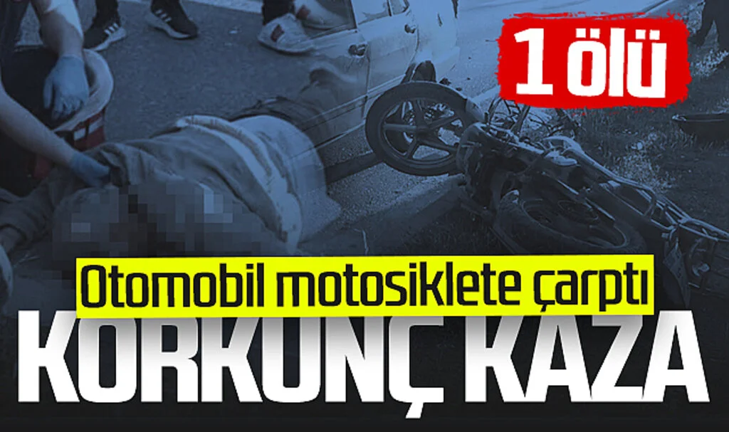 Samsun'da Korkunç Kaza! Otomobilin Çarptığı Motosiklet Sürücüsü Öldü