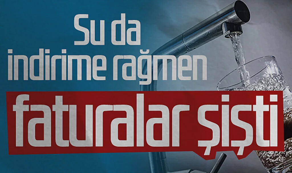 Samsun'da su da indirime rağmen faturalar şişti 