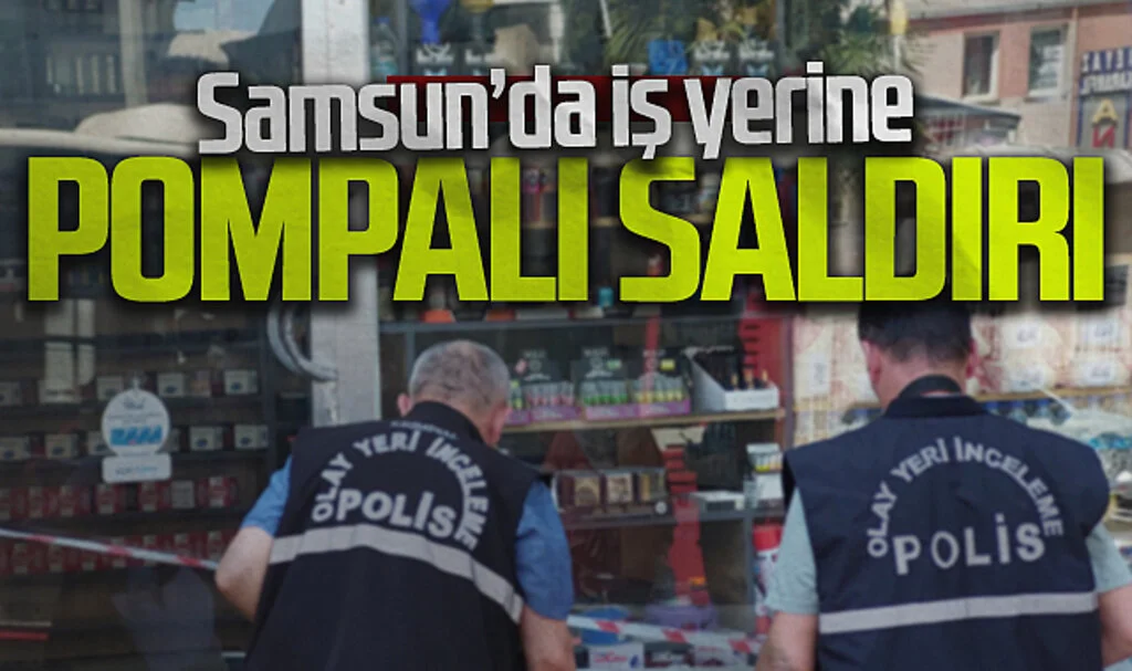Samsun'da tüfekle işyerine saldırıya 4 gözaltı