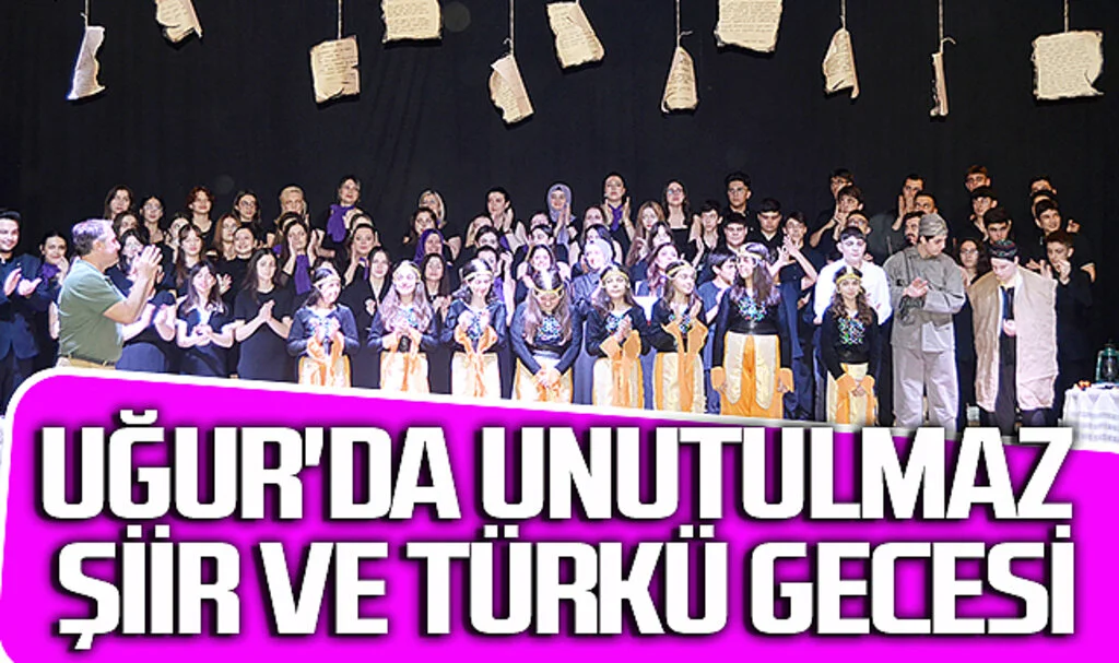 Samsun Uğur Okulları'nda Unutulmaz Şiir ve Türkü Gecesi