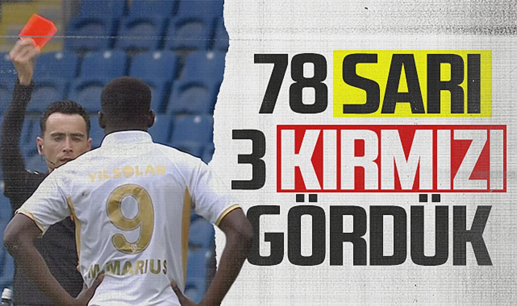 Samsunspor, 78 Sarı, 3 Kırmızı Kart Gördü