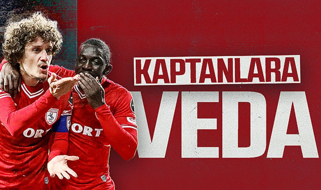 Samsunspor'da Kaptanlara Veda