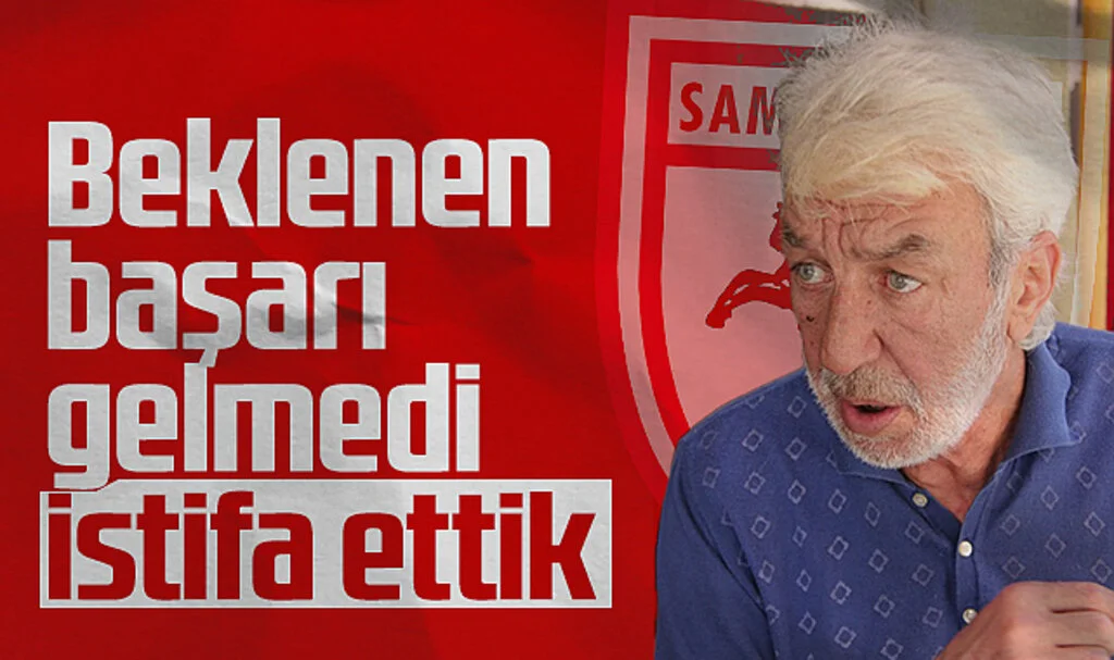 Samsunspor'un Eski Kaptanı Ercan Koloğlu: "Beklenen Başarı Gelmedi, İstifa Ettik"