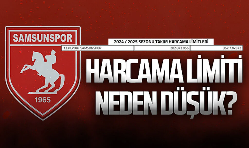 Samsunspor'un Harcama limiti neden düşük?