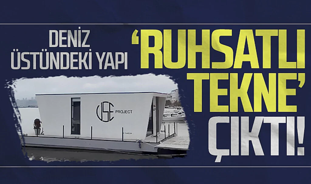 Yüzen kondu reklam yapmış!