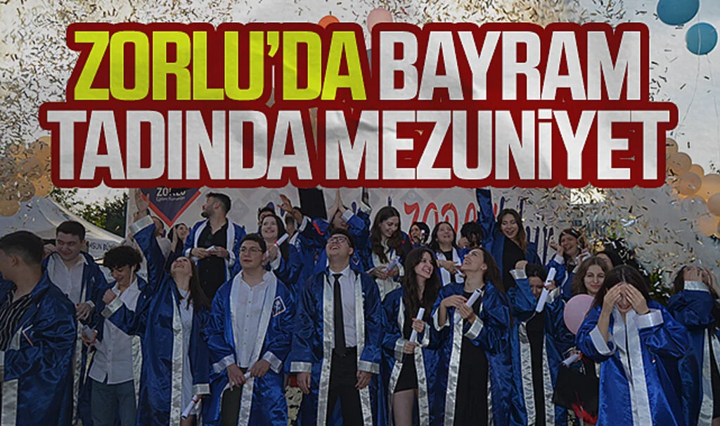 Zorlu Eğitim Kurumları'nda bayram tadında mezuniyet