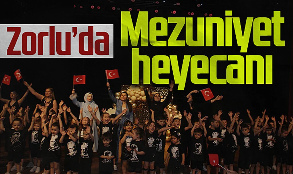 Zorlu Eğitim Kurumları'nda Minikleri Mezuniyet Heyecanı