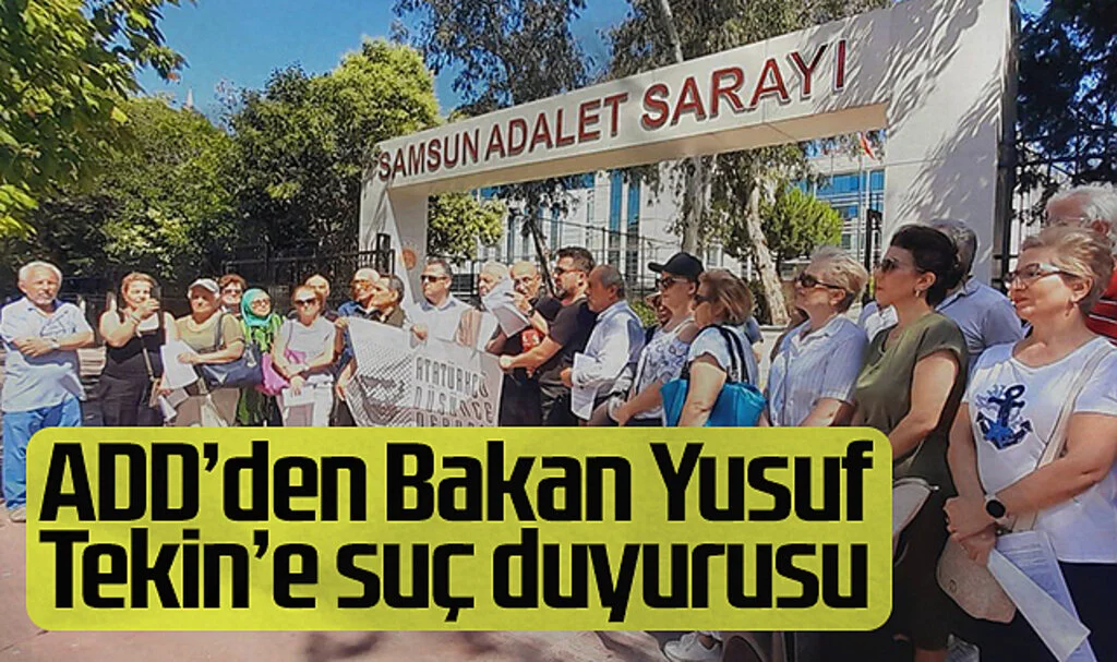 ADD'den Milli Eğitim Bakanı Yusuf Tekin'e suç duyurusu 