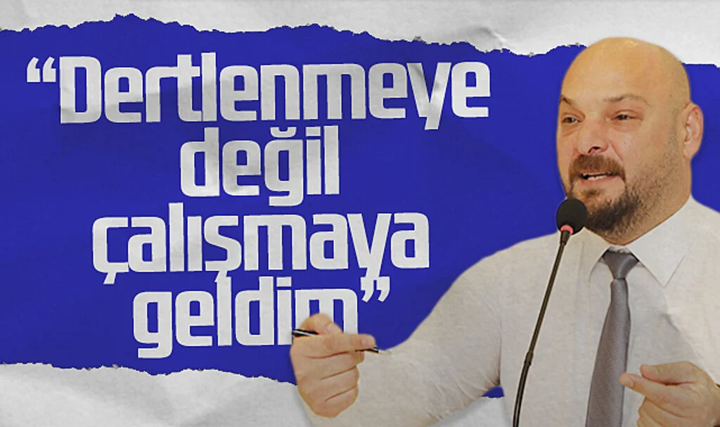 Atakum Belediye Başkanı Serhat Türkel: Dertlenmeye değil, çalışmaya geldim