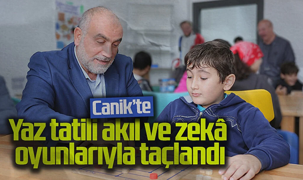 Canik Belediyesi Yaz Tatilini Akıl ve Zekâ Oyunlarıyla Renklendiriyor
