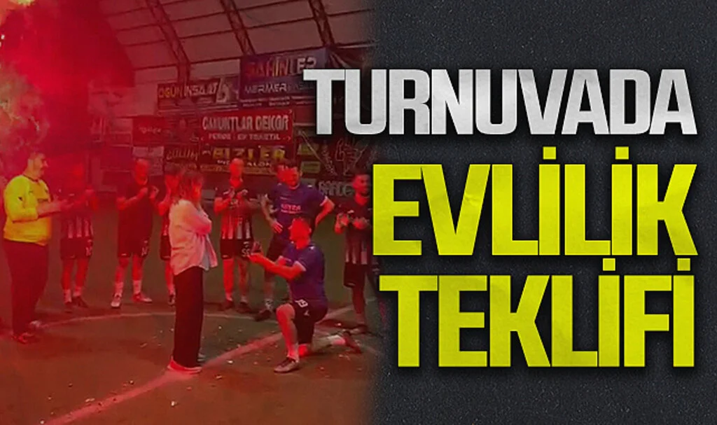 Çeyrek Final Maçında Sürpriz Evlilik Teklifi