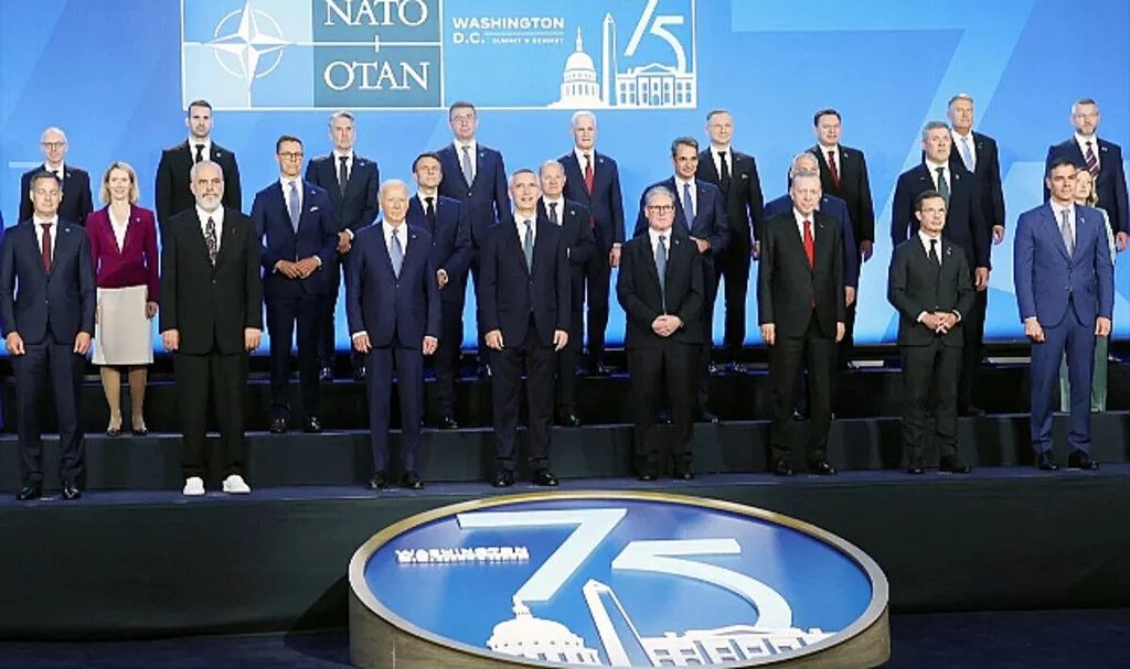 Erdoğan NATO Liderler Zirvesi'nde Washington'da