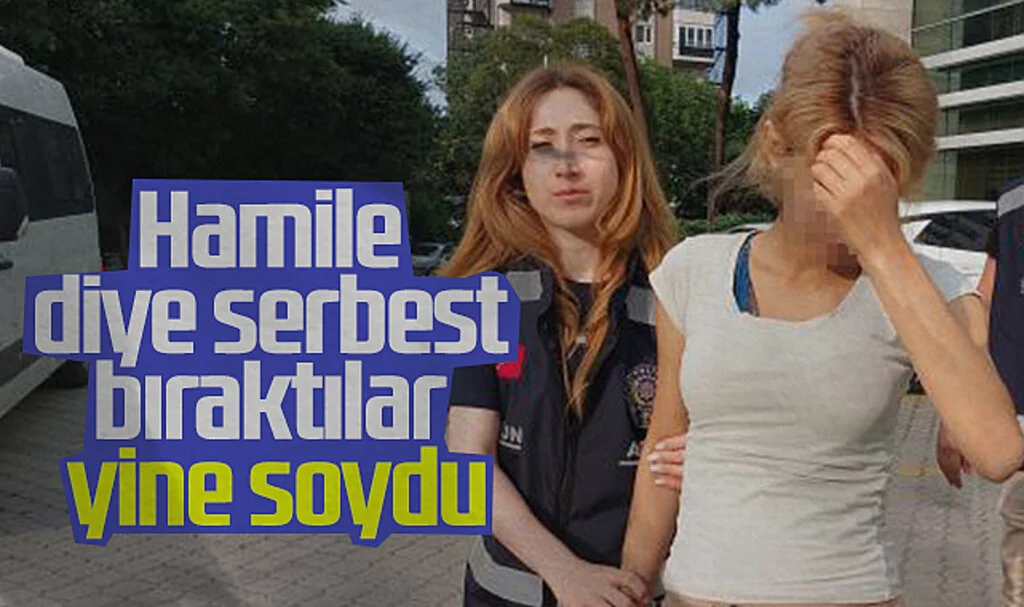 Hamile diye serbest bırakılan hırsız, 6 gün sonra hırsızlık yapınca tutuklandı