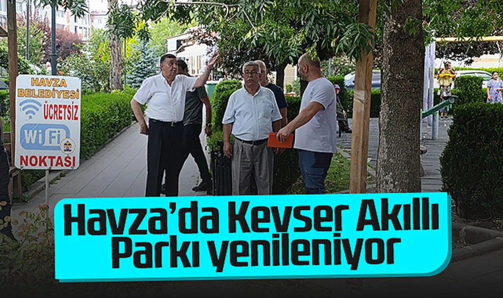 Havza'da Kevser Akıllı Parkı Yenileniyor