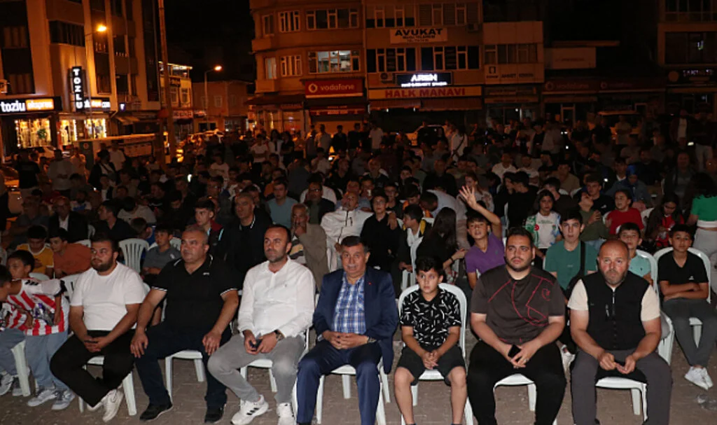 Havza'da Milli Maç Coşkusu
