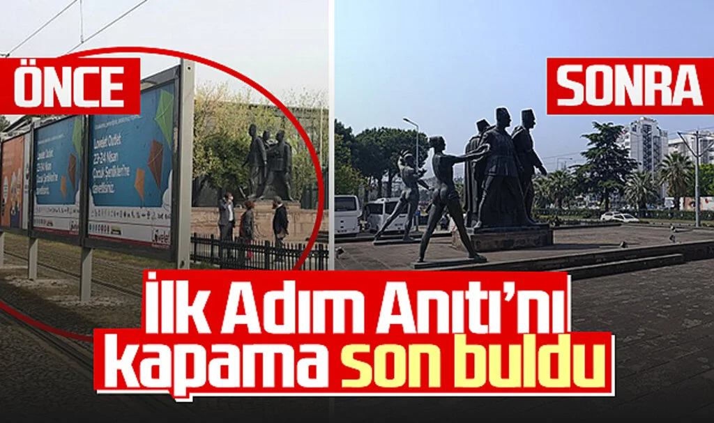 İlk Adım Anıtı'nı 'Kapama' Son Buldu