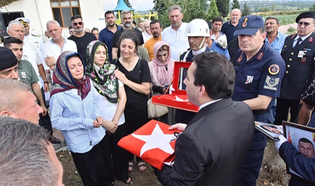 Jandarma Uzman Çavuş Tekkeköy'de Toprağa Verildi