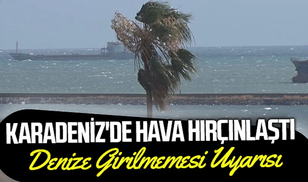 Karadeniz'de Hava Hırçınlaştı: Denize Girilmemesi Uyarısı