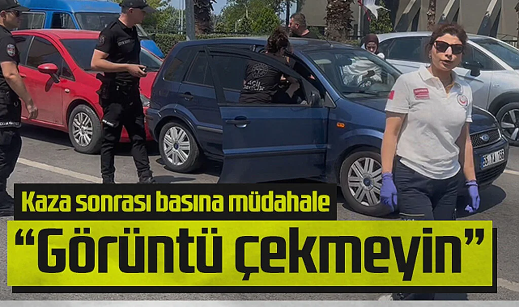 Kaza Sonrası Sağlık Çalışanından Basına Müdahale: "Görüntü Çekmeyin"