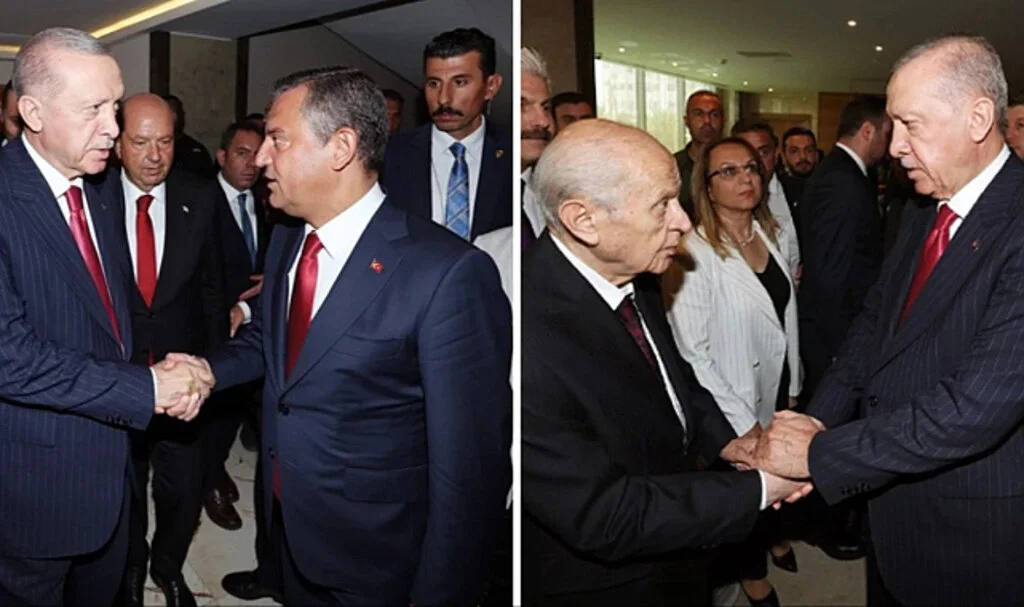 Kıbrıs Barış Harekatı'nın 50. Yıl Dönümünde Erdoğan, Özel ve Bahçeli Öğle Yemeğinde Buluştu