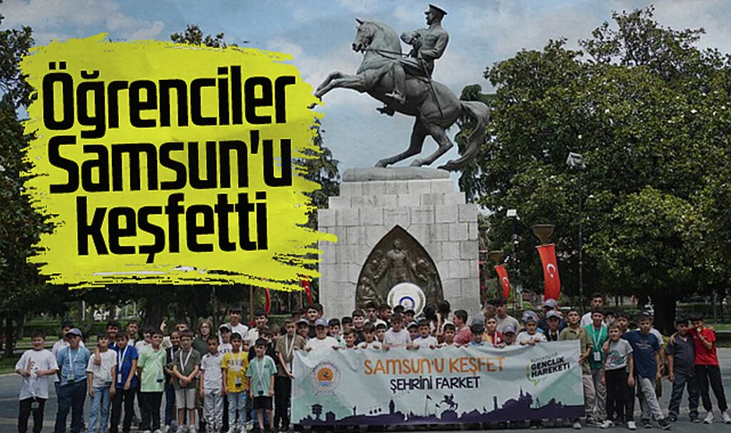 Öğrenciler Samsun'u keşfetti
