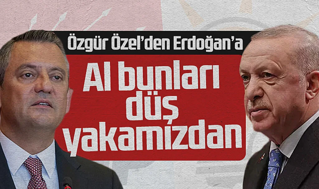 Özgür Özel'den Erdoğan'a: "Düş Yakamızdan, Millete Hizmet Edeceğiz"