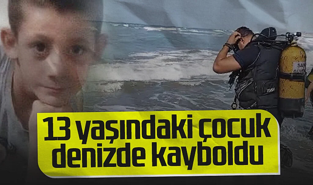 Samsun'da 13 Yaşındaki Çocuk Denizde Kayboldu