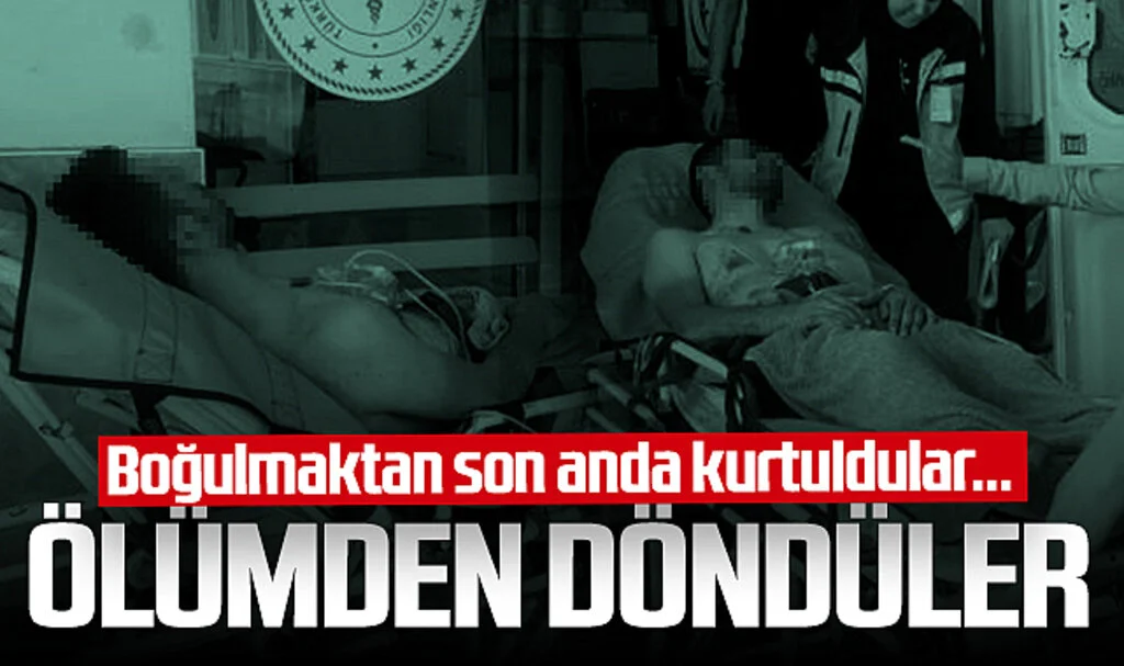 Samsun'da 2 Kişi Ölümden Döndü! Boğulmaktan Son Anda Kurtuldular...