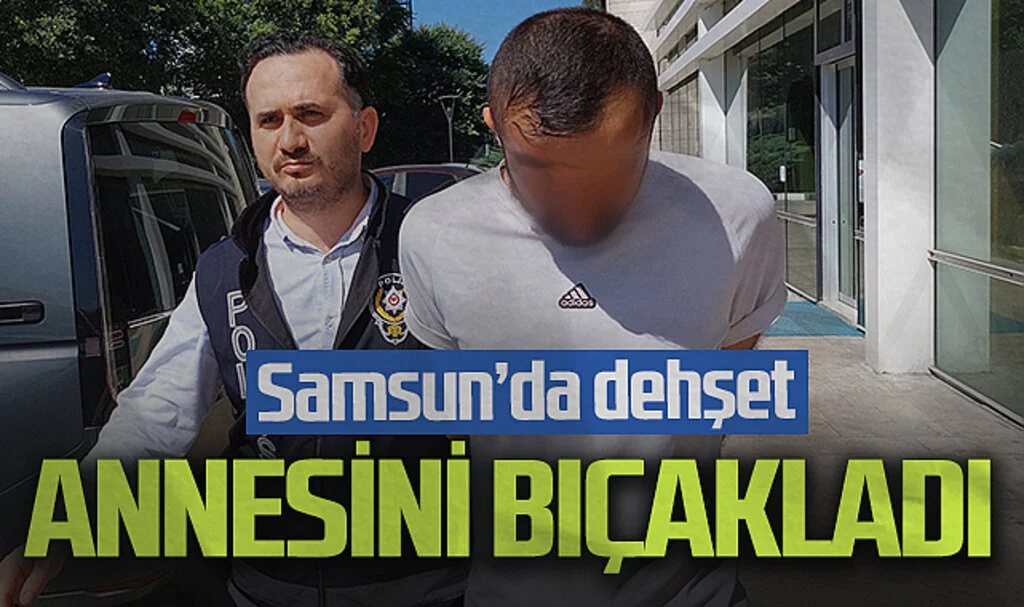 Samsun'da Annesini Bıçaklayan Evlat Tutuklandı