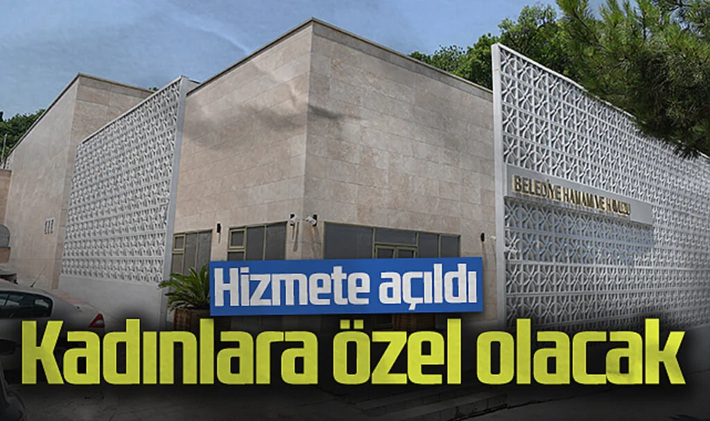 Samsun'da Belediye Hamamı ve Havuzu Açıldı