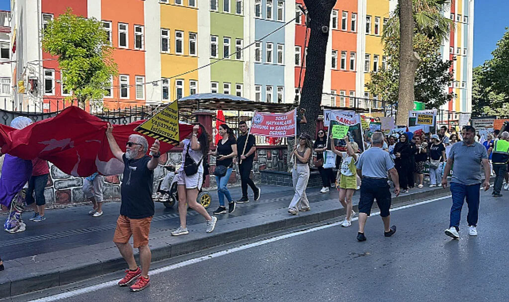 Samsun'da Hayvanseverlerden Sahipsiz Hayvanlar İçin Yürüyüş