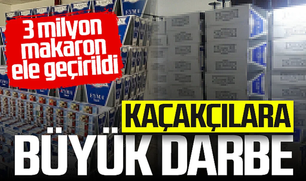 Samsun'da Kaçakçılara Büyük Darbe! 3 Milyon Makaron Ele Geçirildi...
