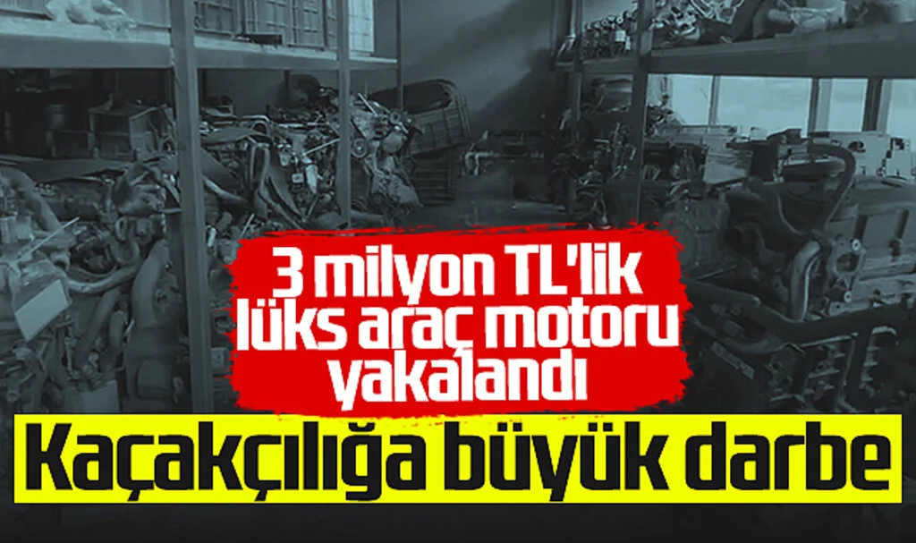 Samsun'da Kaçakçılığa Büyük Darbe! 3 Milyon TL'lik Lüks Araç Motoru Yakalandı