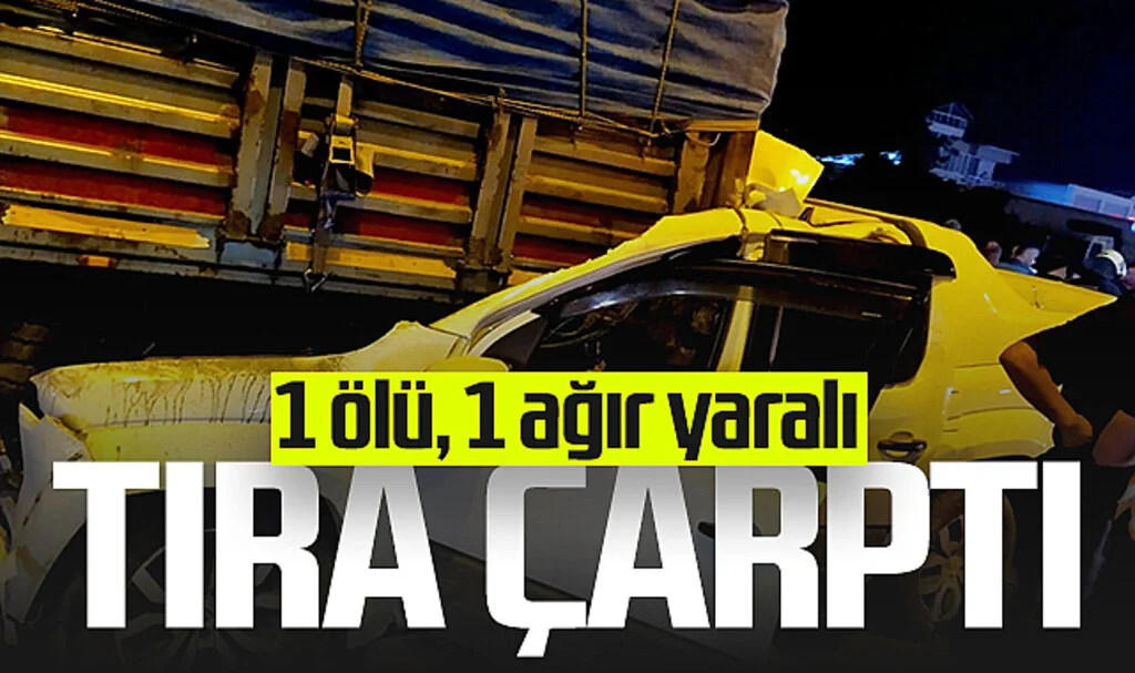 Samsun'da Kamyonet Tıra Çarptı: 1 Ölü 1 Ağır Yaralı