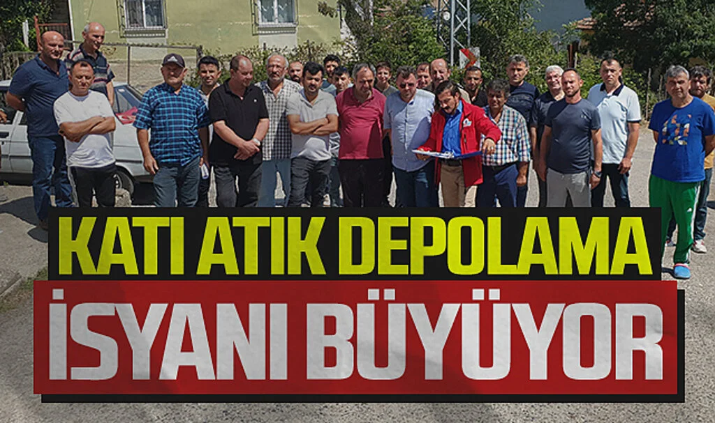  Samsun'da Katı Atık Depolama İsyanı Büyüyor