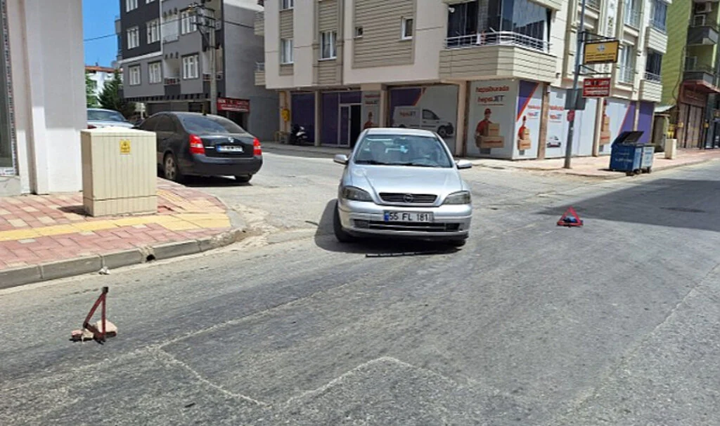 Samsun'da otomobilin çarptığı bisiklet sürücüsü yaralandı