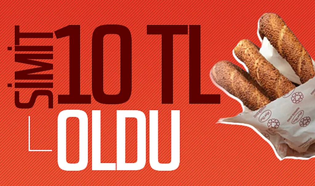 Samsun'da Simit 10 Lira Oldu