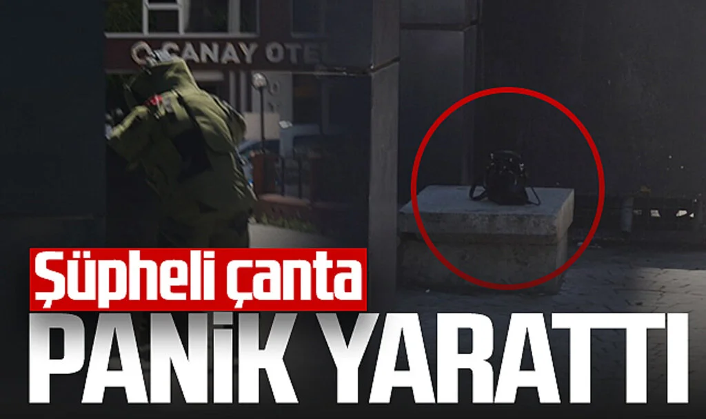 Samsun'da Şüpheli Çanta Panik Yarattı