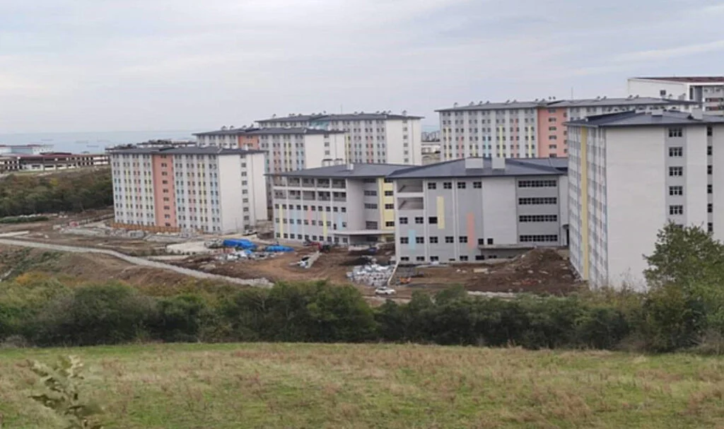Samsun'da Türkiye'nin En Büyük Öğrenci Yurtlarından Birinin İnşaatı Sona Yaklaşıyor
