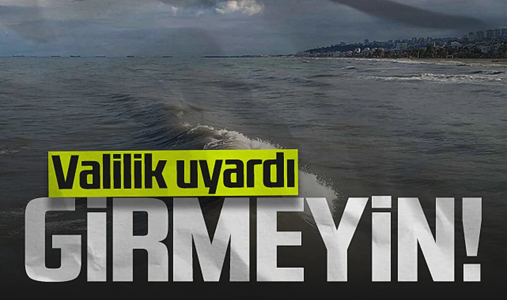 Samsun'da Valilik Uyardı! Denize Girmeyin...