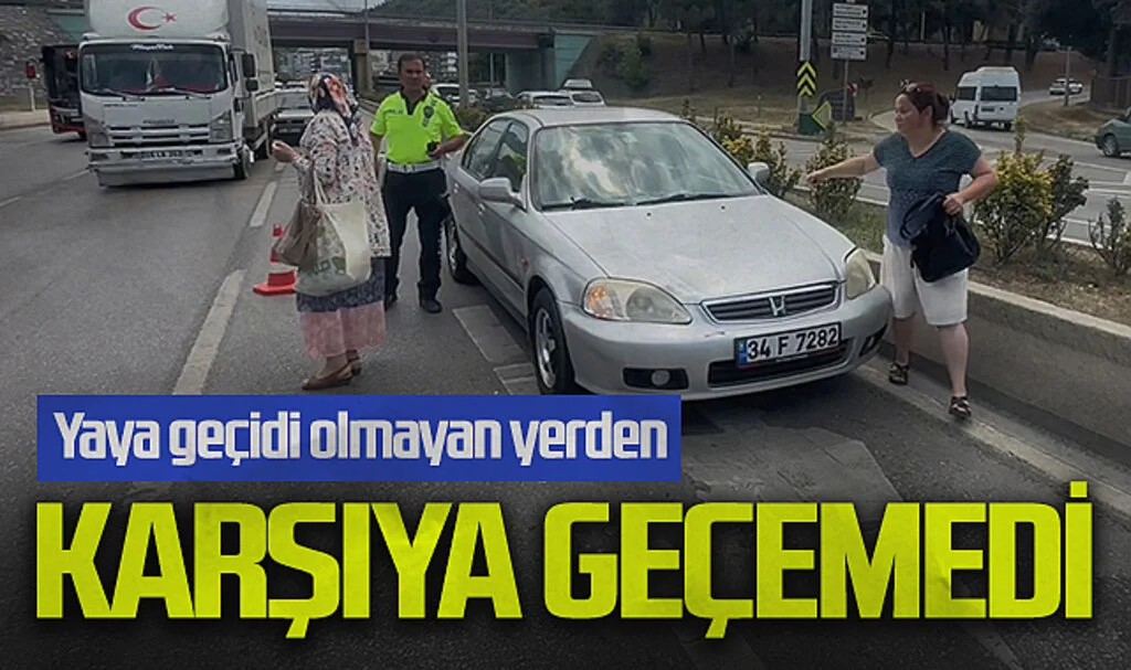 Samsun'da yaya geçidi olmayan yerde kaza: 1 ağır yaralı
