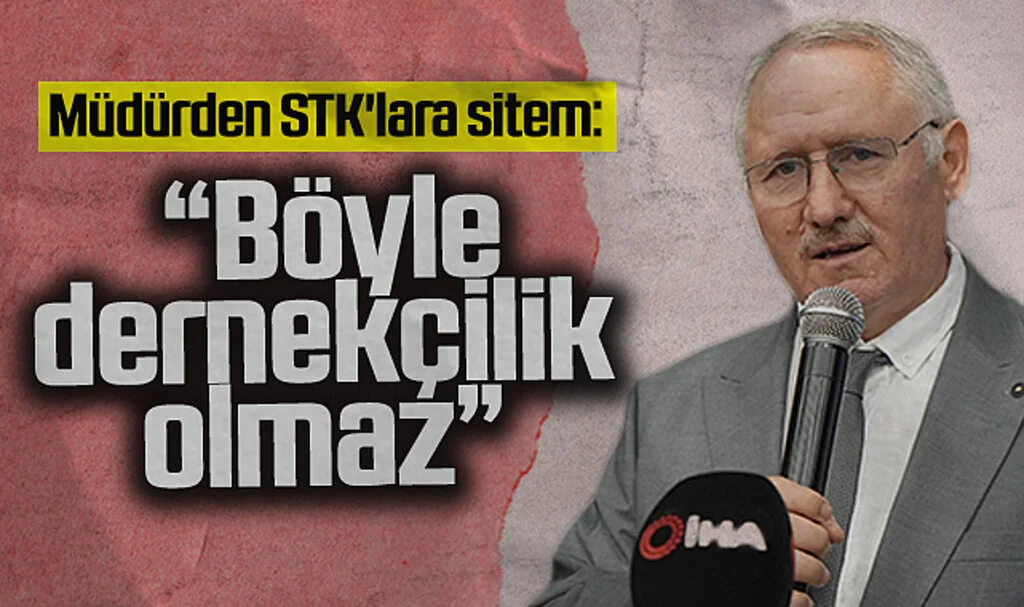 Samsun İl Sivil Toplumla İlişkiler Müdürü Sıddık Alagöz'den, STK'lara sitem: "Böyle dernekçilik olmaz"