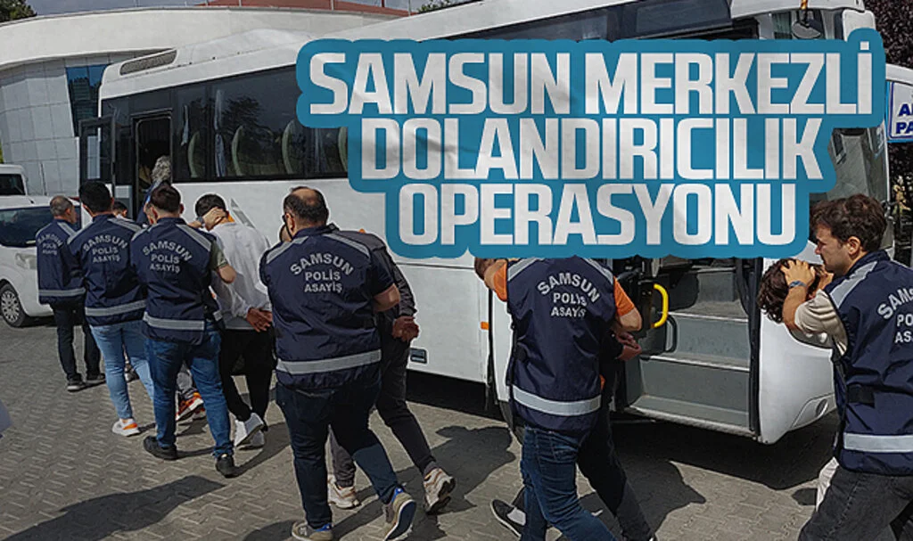 Samsun merkezli dolandırıcılık operasyonunda 5 tutuklama