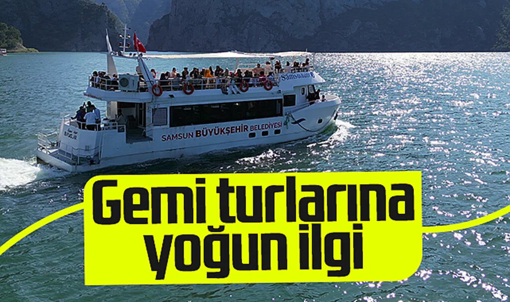 Samsun’un Gemi Turlarına Yoğun İlgi! 2 Ayda 30 Bin Kişi Gezdi...